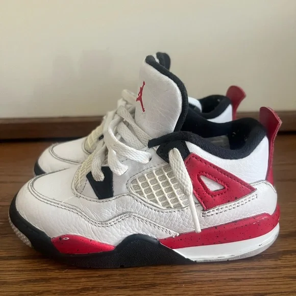 Jordan Kids - Jordan Retro 4 Red Cement Sz 10 - Picture 1 of 9